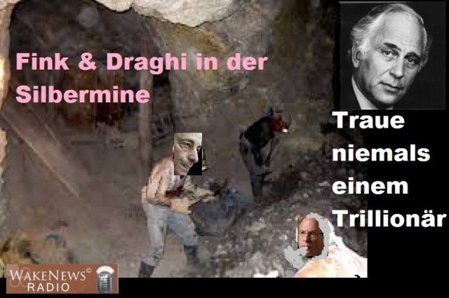 Fink und Draghi in der Silbermine